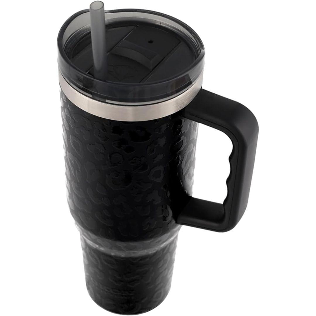 Yukon Outfitters 40 oz Fit Forty Tumbler - Black Leopard